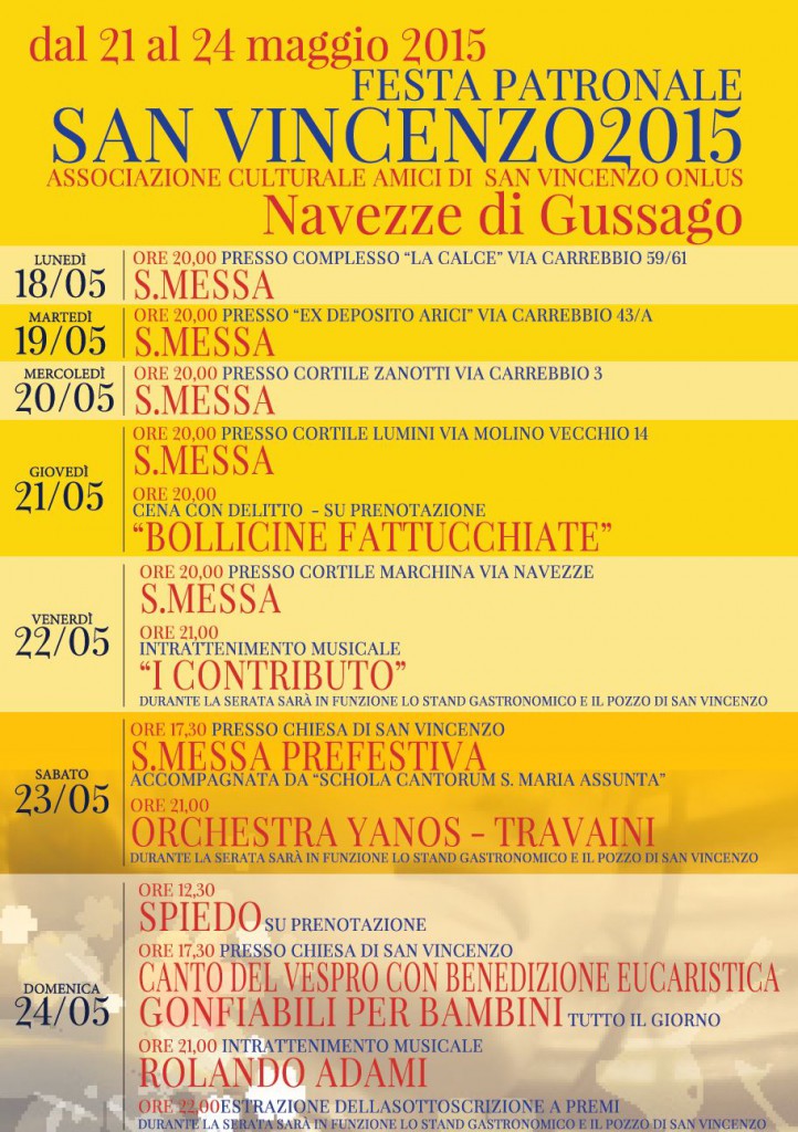Festa San Vincenzo 2015