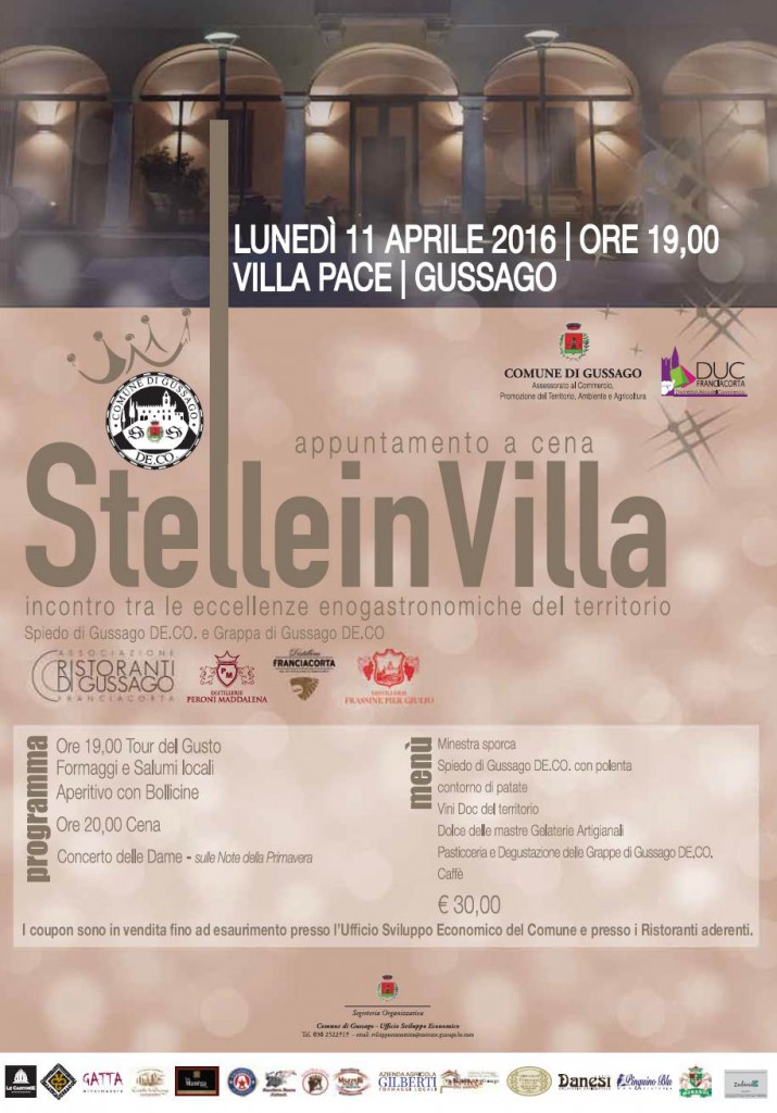 Stelle in Villa 2016